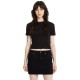 тениска,дамски,тениски,volcom,stone,tight,crop,short,sleeve,t,shirt,black