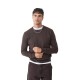 блуза,мъжки,пуловери,balmohk,30000134,sweater,brown,seal,brown