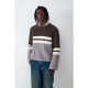 блуза,мъжки,пуловери,balmohk,central,stripe,sweater,black,black