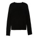 блуза,дамски,пуловери,дамски,плетени,дрехи,balmohk,thin,sweater,black,black