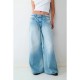 дънки,дамски,панталони,balmohk,wide,leg,elephant,mumbai,jeans,blue,soft,denim
