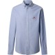 риза,с,дълъг,ръкав,мъжки,ризи,façonnable,bird,yale,oxford,long,sleeve,shirt,blue