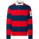 блуза,с,яка,мъжки,блузи,с,яка,façonnable,iqon,stripe,rugby,long,sleeve,polo,berry,red