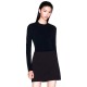 блуза,дамски,пуловери,дамски,плетени,дрехи,armani,exchange,xw000763,af10352,sweater,black