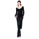 рокля,дамски,поли,и,рокли,armani,exchange,xw000795,af16143,dress,black,(black,silver,lurex)