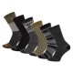 чорапи,мъжки,чорапи,timberland,giftable,crew,long,socks,6,pairs,multicolor,(grey,heather)