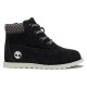 обувки,детски,боти,timberland,pokey,pine,mid,boots,black,(black,suede)