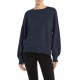 блуза,дамски,пуловери,дамски,плетени,дрехи,replay,dk3901.000.g23372,sweater,dark,navy,(blue)