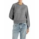блуза,дамски,пуловери,дамски,плетени,дрехи,replay,dk3905.000.g23372,hoodie,sweater,iron,melange
