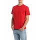 тениска,мъжки,тениски,replay,m3015,.000.2660,short,sleeve,t,shirt,red,(red)