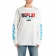 тениска,дамски,тениски,replay,w3450.000.23792p,long,sleeve,t,shirt,natural,white,(white)