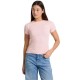 тениска,дамски,тениски,guess,jeans,w5gp62,ka0h1,short,sleeve,t,shirt,blush,cotton,(pink)