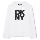 тениска,детски,тениски,dkny,d62457,long,sleeve,t,shirt,white