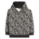 суичър,детски,блузи,dkny,d62433,hoodie,black,(black,white)