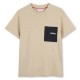 тениска,мъжки,тениски,дамски,тениски,hugo,g00441,short,sleeve,t,shirt,beige,(stone)