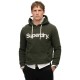 суичър,мъжки,пуловери,superdry,core,logo,hoodie,surplus,goods,olive,green,(green)