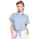 риза,с,къс,ръкав,дамски,блузи,дамски,ризи,guess,w5gh34d5n63,short,sleeve,shirt,blue