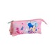 канцеларски,принадлежности,cerdá,minnie,pencil,case,3,compartments,pink,(multicolor)