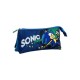 канцеларски,принадлежности,cerdá,sonic,prime,pencil,case,3,compartments,blue,(multicolor)