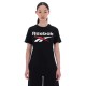 тениска,дамски,тениски,reebok,classics,wren,2,colour,logo,short,sleeve,t,shirt,black