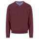 блуза,мъжки,пуловери,fynch,hatton,1514211,v,neck,sweater,deep,merlot,(purple)