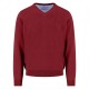 блуза,мъжки,пуловери,fynch,hatton,1514211,v,neck,sweater,garnet,red,(red)