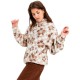 яке,дамски,якета,и,палта,roxy,jive,talking,bonded,fleece,jacket,egret,hibi,square,(brown)
