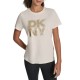 тениска,дамски,тениски,dkny,dw8000050,short,sleeve,t,shirt,beige,(eggnog)