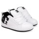 обувки,детски,маратонки,dc,shoes,court,graffik,trainers,white,black