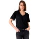 тениска,дамски,тениски,garcia,g50203,short,sleeve,v,neck,t,shirt,black