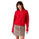 блуза,дамски,пуловери,дамски,плетени,дрехи,garcia,i50242,half,zip,sweater,red,(true,red)