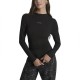 тениска,дамски,тениски,dkny,side,ruched,long,sleeve,t,shirt,black,(black,gunmetal,black)