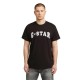 тениска,мъжки,тениски,g,star,felt,logo,short,sleeve,t,shirt,dark,black,(black)