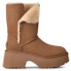 обувки,дамски,боти,ugg,new,heights,cuff,boots,brown,(chestnut)