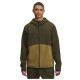 поларена,блуза,мъжки,пуловери,under,armour,unstoppable,fleece,eu,full,zip,sweatshirt,green,black,(green)