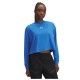 поларена,блуза,дамски,блузи,under,armour,unstoppable,fleece,half,zip,sweatshirt,gray,black,(blue)