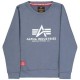 блуза,детски,блузи,alpha,industries,basic,sweatshirt,denim,blue,(blue)