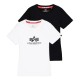 тениска,дамски,тениски,alpha,industries,new,basic,short,sleeve,t,shirt,2,units,black,white,(white,black)