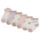 чорапи,мъжки,чорапи,дамски,чорапи,huggies,clothes,quarter,socks,6,pairs,white,(eggnog)