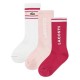 детски,чорапи,мъжки,чорапи,дамски,чорапи,lacoste,kids,stripe,crew,socks,3,pairs,multicolor,(marine)