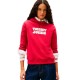 суичър,дамски,блузи,tommy,jeans,ess,logo,2,regular,fit,hoodie,red,(ruby,rhubarb)