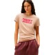 тениска,дамски,тениски,tommy,jeans,essential,logo,2,regular,fit,short,sleeve,t,shirt,beige,(malted,milk)