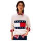 блуза,мъжки,пуловери,tommy,jeans,melange,flag,regular,fit,sweater,ancient,white,heather