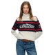 блуза,дамски,пуловери,дамски,плетени,дрехи,superdry,apres,ski,high,neck,sweater,dusty,ecru,multi,stripe