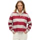 блуза,с,яка,дамски,блузи,с,яка,superdry,ath,essential,stripe,long,sleeve,polo,bordeaux,red,stripe,(red)