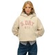 суичър,дамски,блузи,superdry,athletic,essentials,relaxed,fit,hoodie,beige,(oat,bran)