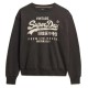 блуза,дамски,блузи,superdry,embellished,vl,loose,fit,sweatshirt,bison,black,(brown)