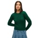 блуза,дамски,пуловери,дамски,плетени,дрехи,superdry,essentials,slim,fit,sweater,sharp,green