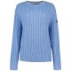 блуза,дамски,пуловери,дамски,плетени,дрехи,superdry,slouchy,cable,sweater,hydrangea,blue,(blue)