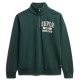 блуза,мъжки,пуловери,superdry,vintage,athletic,half,zip,sweatshirt,eagle,green,(green)